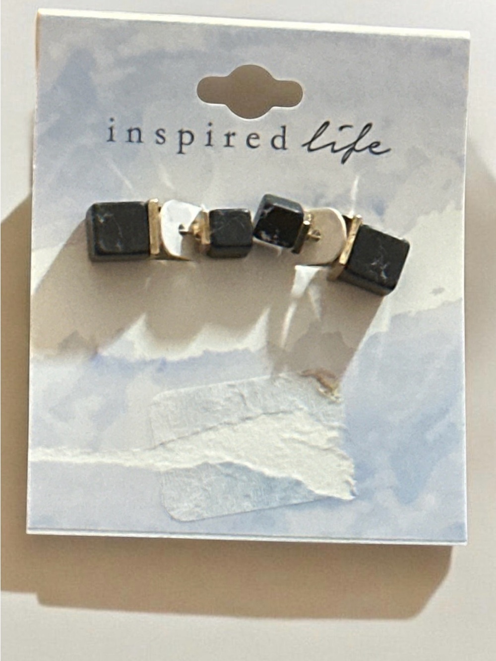 Inspired Life Black and Silver Stone earrings
2056